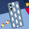 Мультяшный пингвин для OPPO Reno 14F 13F 12F 11F 10 11 12 13 14 Pro 8T 7 8 Lite OPPO Find X6 X5 X8 X9 Pro Чехол