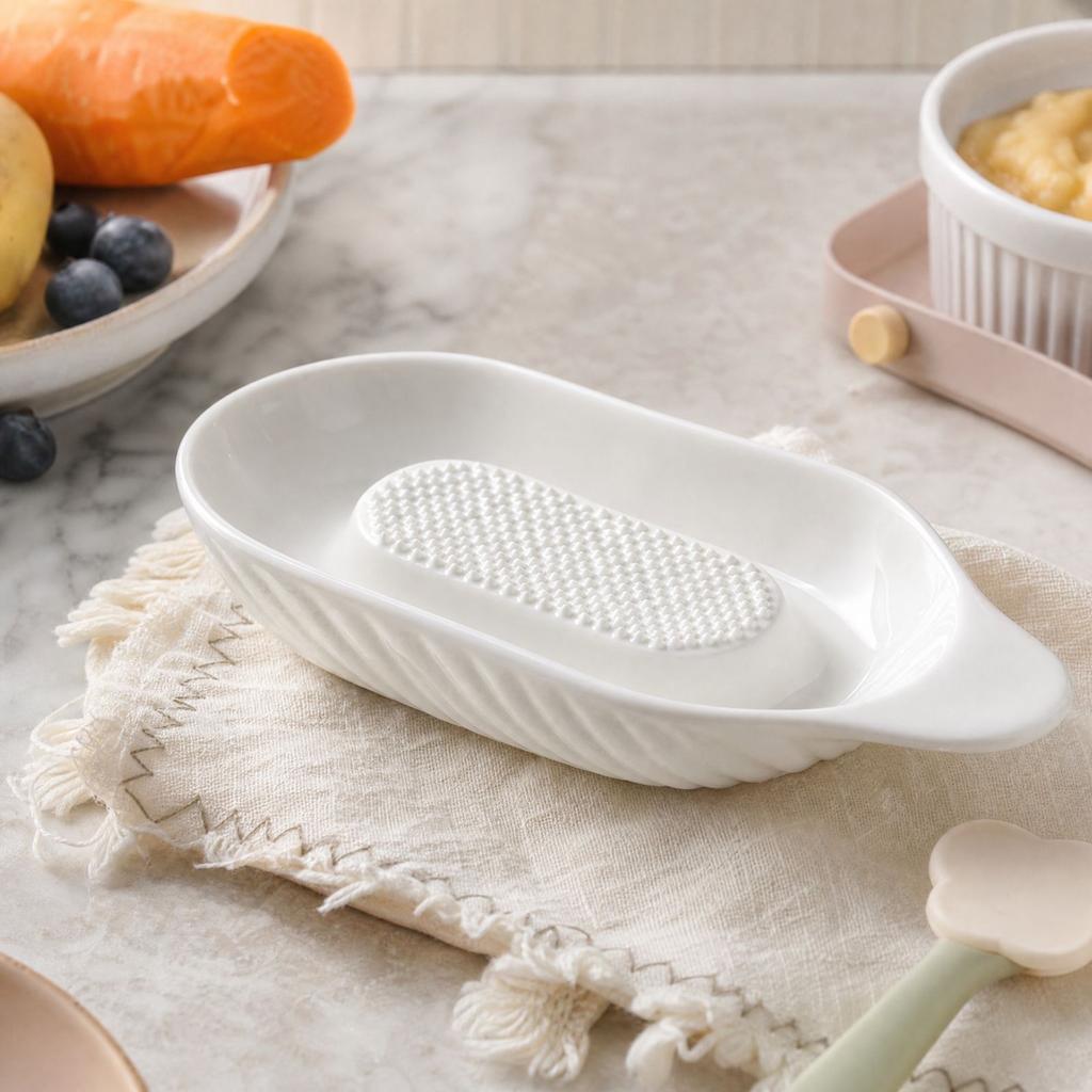 Керамическая ручная миска-измельчитель для детского питания, для пюре из мяса и чеснока, G
