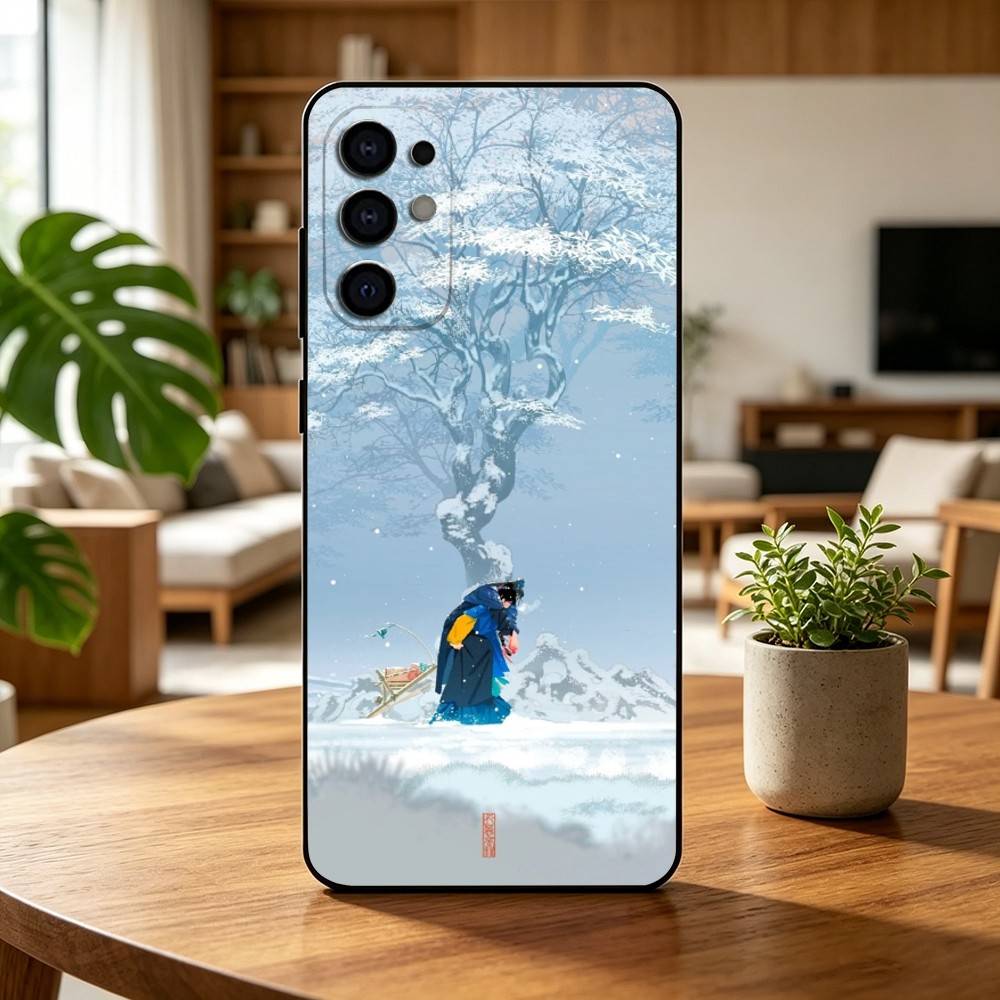Чехол для телефона "Погоня за нефритом" для Samsung S25, S24, S21, S22, S23, S30, Ultra, S20, Plus, Fe, Мягкий силиконовый черный чехол