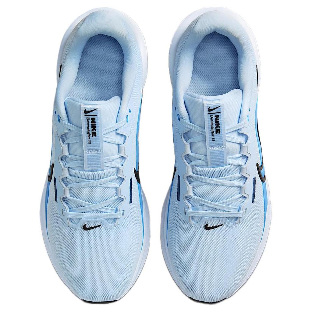 Nike Downshifter 13 Голубой оттенок Психический голубой Дымчато-голубой Черный Женские FD6476-401