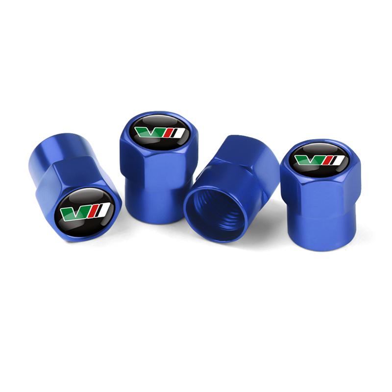 4pcs Car Tire Wheel Valve Cover Protection Dust Caps Accessories For Skoda VRS VII Octavia A2 A5 2 Superb Kodiaq Rapid Fabia hkpx25