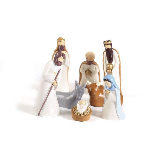 Латексная форма для отливок - Фигурки для рождественского вертепа - 2,5 до 6,5 см - 8 шт. - GRAINES CREATIVES