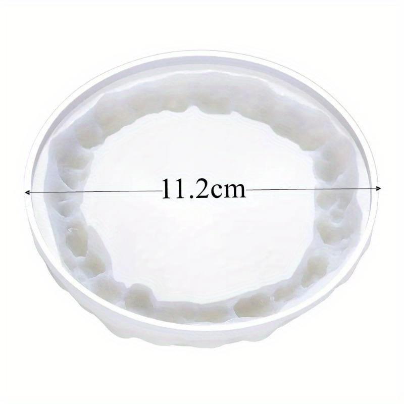 Форма для изготовления кристаллов из эпоксидной смолы своими руками, силиконовая форма для подставки под стакан из кристаллов