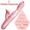 Выдвижной вибратор, женская мастурбация, стимуляция клитора, подогрев, массаж, точка G, лизание языка, секс-игрушка для взрослых, флирт, качели