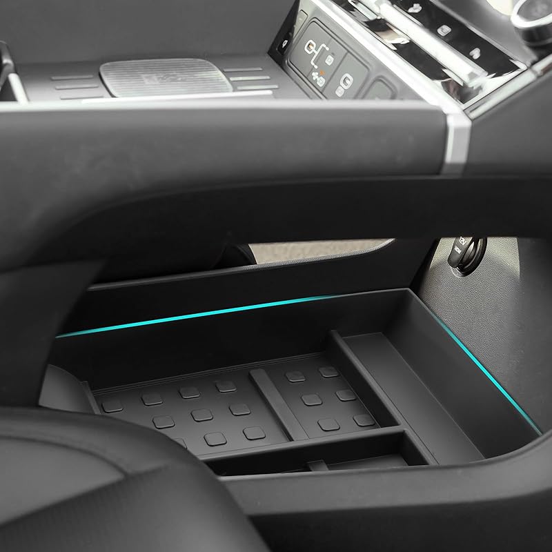 SHAOHAO For 2025 2026 Hyundai Santa Fe Under Console Organizer Tray For 2024 2025 2026 Hyundai Santa Fe Accessories (SE, SEL, XRT, Limited,