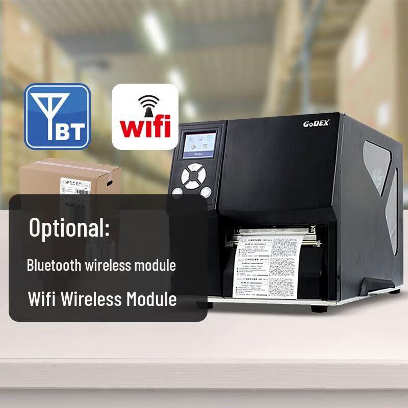 GODEX ZX430i+ Industrial Thermal Transfer Label Printer CN plug (adapter included)