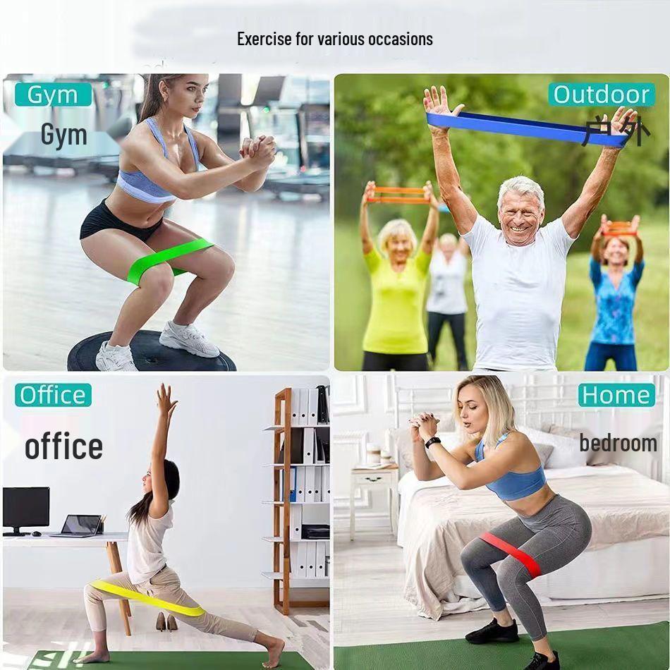 Эластичная лента для йоги для фитнеса и тренировок ягодиц