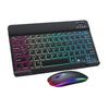 Bluetooth клавиатура мышь комбинированная RGB подсветка беспроводная для iPad телефон планшет с меняющейся подсветкой