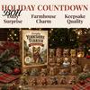 Collectible Goat Figures Advent Calendar 2026, 24 Day Christmas Countdown with Unique Mini Farmhouse Decor Figurines, Holiday Decor, Gift for