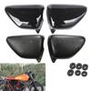 Боковая крышка ретро мотоцикла, черная для Honda CG125 CG110 CG125, детали для инструментов, панели для инструментов, крышка топливного бака