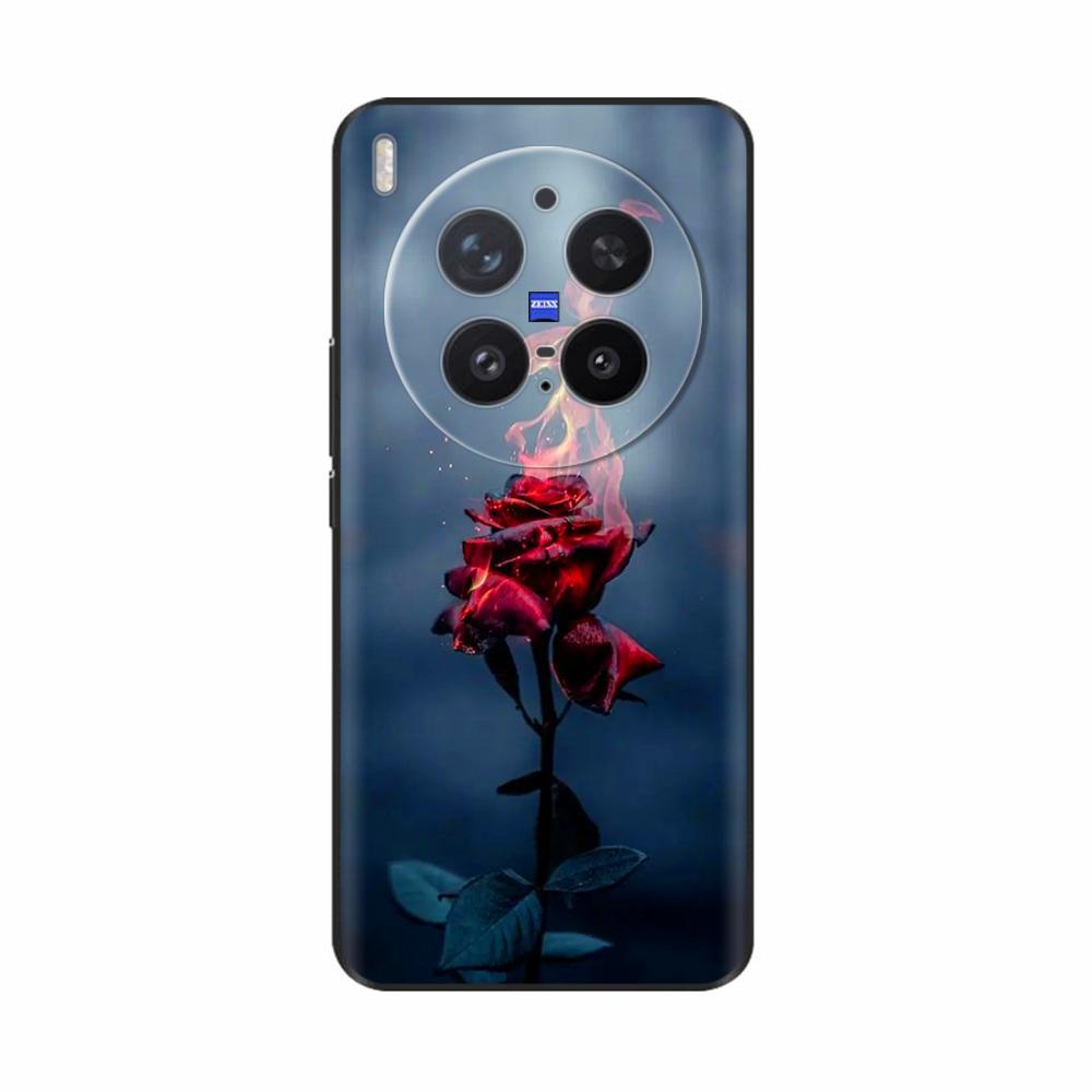 Чехол для VIVO X300 Pro Популярные Цветы Мультяшный Мягкий Силиконовый Задний Чехол для Телефона Для Vivo X300 X 300 Ударопрочный Корпус Сумки Funda