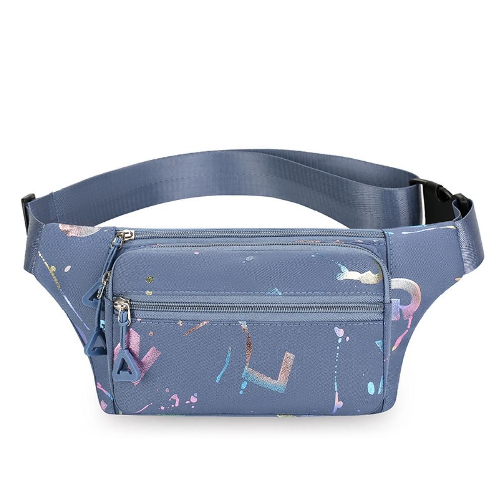 Large Capacity Women's Fanny Pack Waterproof Crossbody Chest Bag Multi-layer Crossbody Bag  Daily