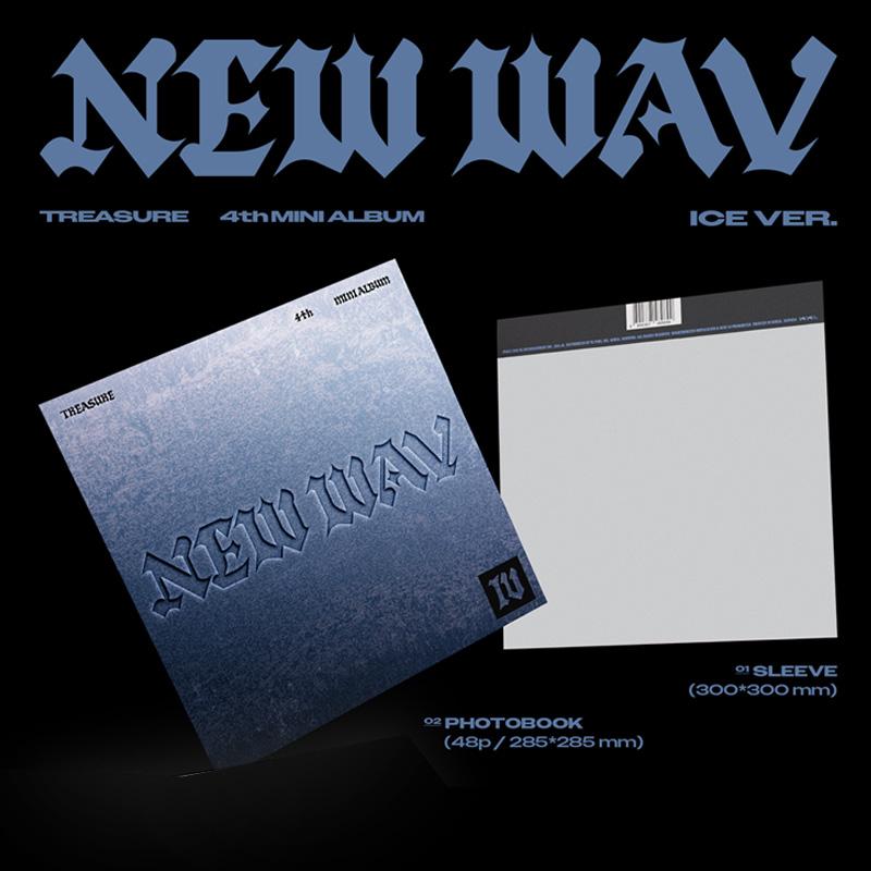 TREASURE 4-й мини-альбом NEW WAV КРАСНАЯ ВЕРСИЯ. / ЛЕД. ВЕР.
