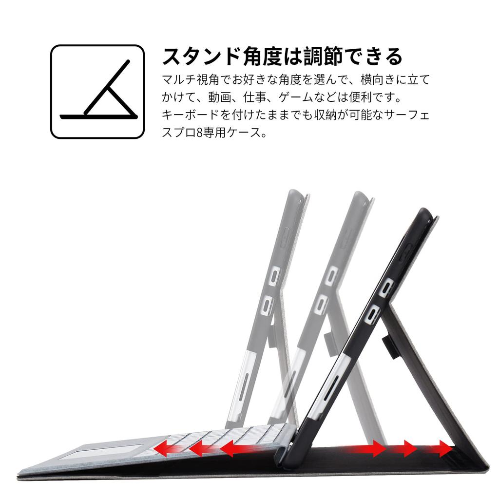 Чехол Omnpak Microsoft Surface Pro 8 2021, специальный защитный чехол, защитный чехол для поверхности, подставка, чехол, в который можно положить клавиатуру, легкий тонкий держатель для ручек