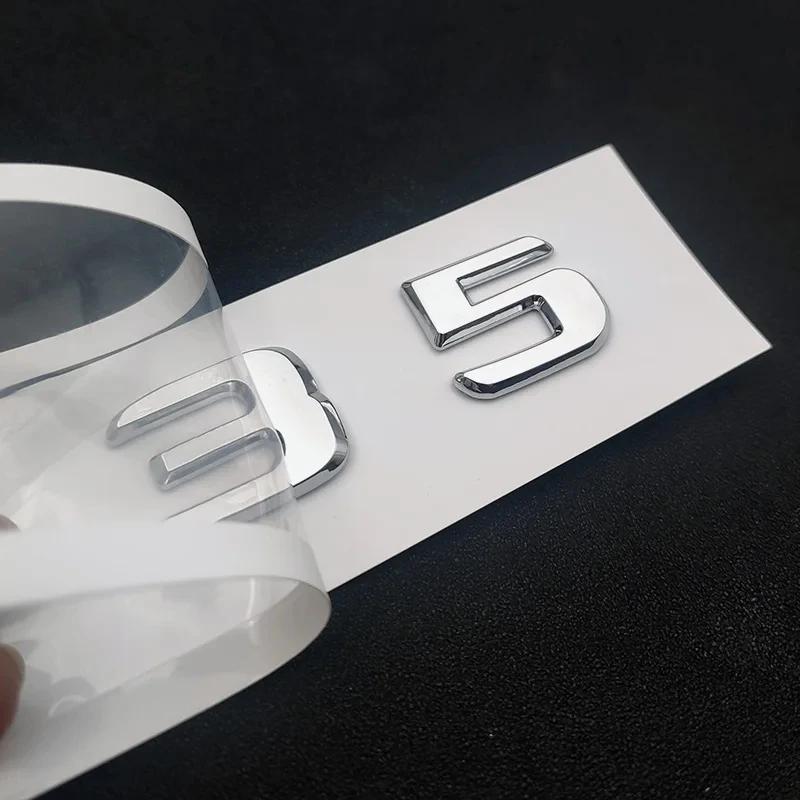 LWC1 3D ABS Car Letters For Mercedes CLA35 CLA45 AMG C117 W117 CLA45S C118 W118 Fender TURBO 4MATIC Emblem Logo Sticker Accessories