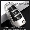 New Fashionable Car Remote Key Case Cover Protective Shell For  C6 R8 A1 A3 Q3 A4 A5 Q5 A6 S6 A7 B6 B7 B8 8P 8V 8L TT RS Sline