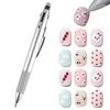 Ручка для доттинга для нейл-арта 5-в-1 Профессиональные инструменты для доттинга с 4 наконечниками из нержавеющей стали Ручка для рисования на ногтях для начинающих