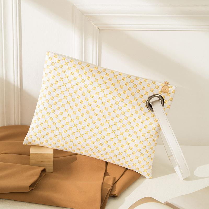 Women Wristlet Bag PU Leather Envelope Bag Shopping Totes Traveling Portable Phone Purse Clutch Wallet Ladies Pattern HandBags
