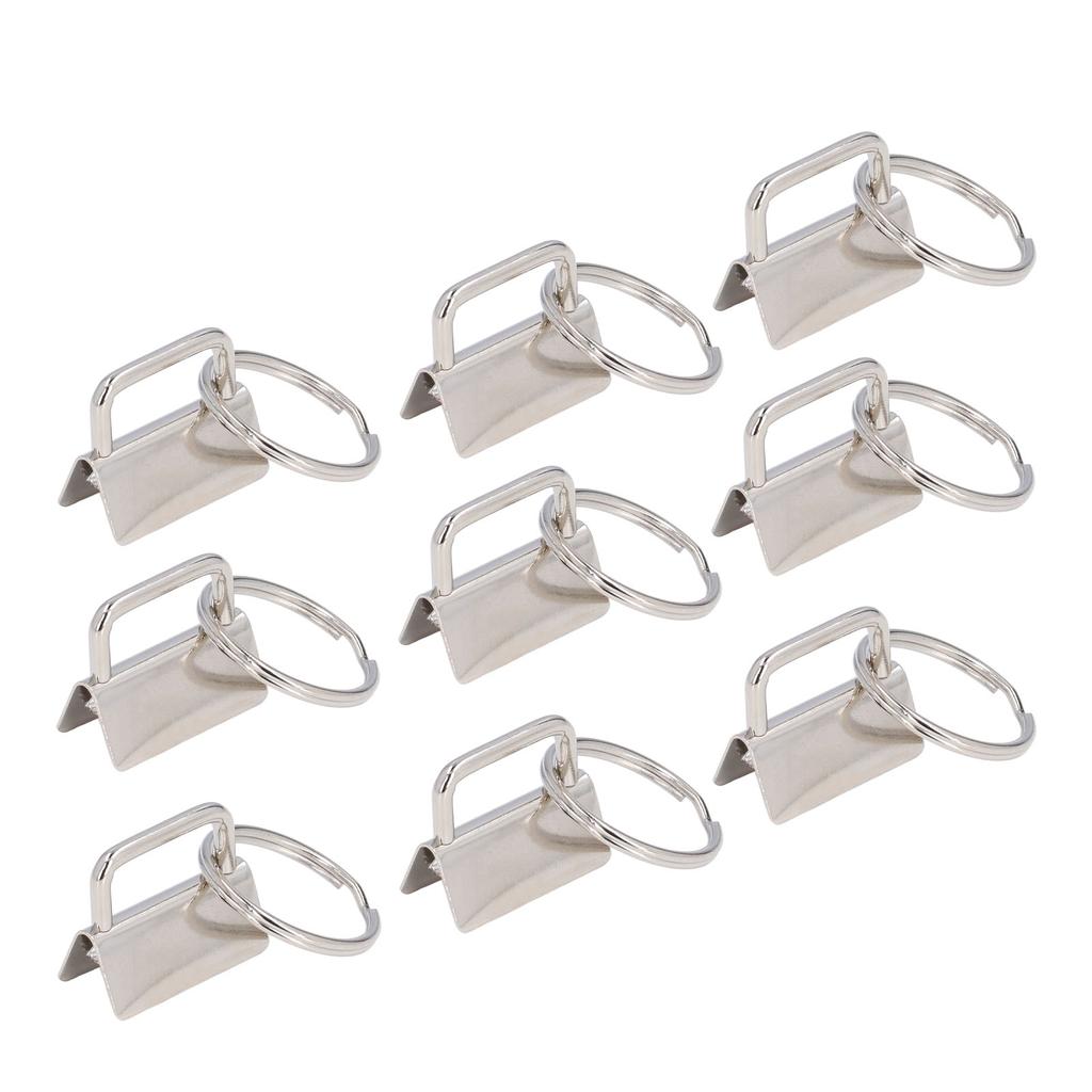 40PCS Key Fob Hardware DIY Craft Project Fine Workmanship High Hardness Iron Material Keychain