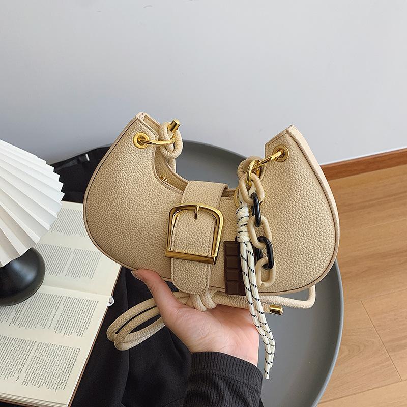 Женская сумка премиум-класса в иностранном стиле 2025 новая универсальная нишевая сумка на одно плечо/подмышку весенне-летняя сумка-пельмень