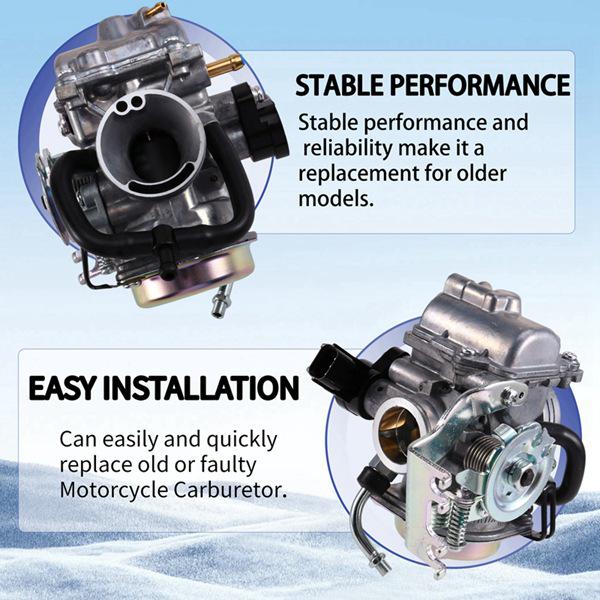 Yamaha AP-Compatible Metal & ABS Motorcycle Carburetor (1 piece, Color: As Shown)