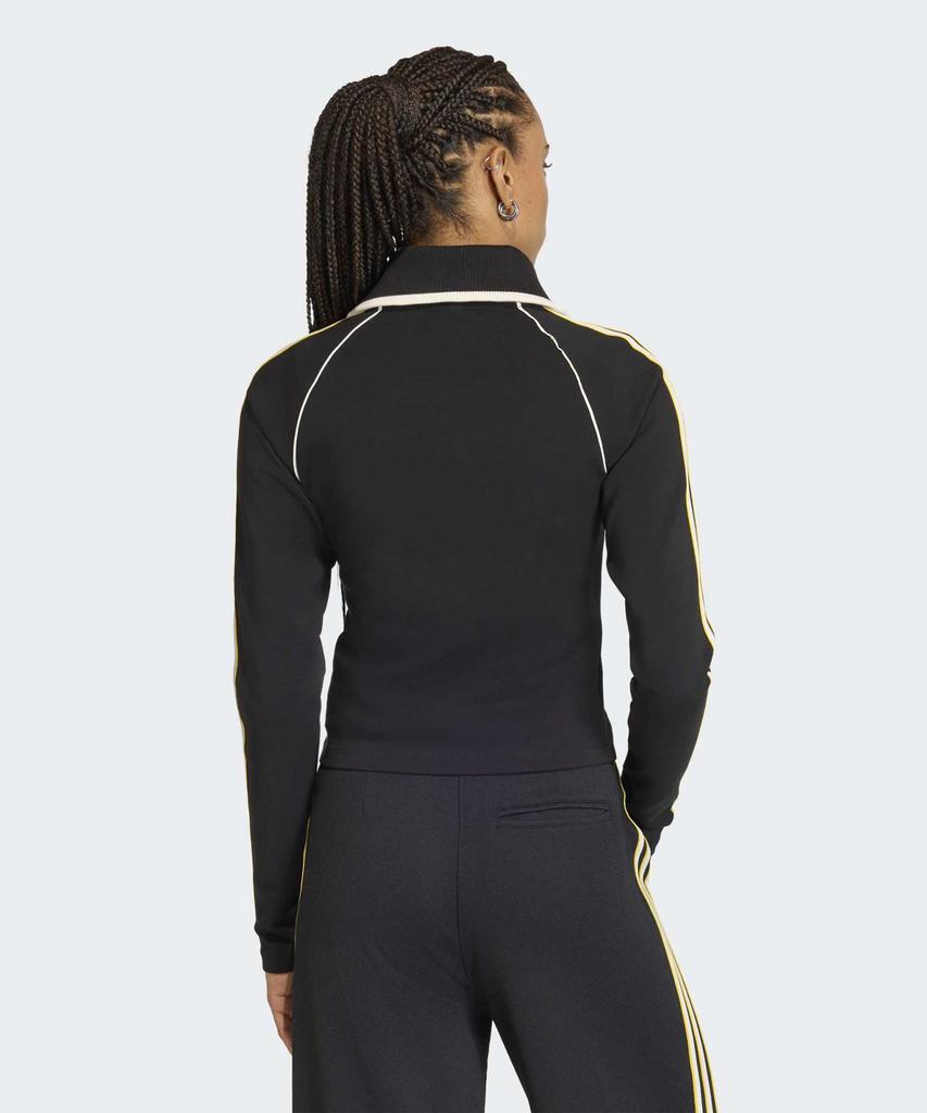 ADIDAS Slim Fit Firebird Track Top - Black / Kc9097