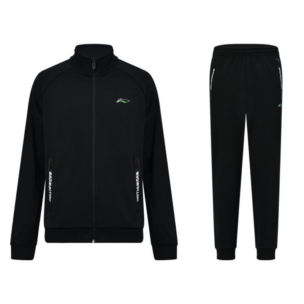 Коллекция бадминтона Li Ning Повседневная спортивная одежда Унисекс Черный AWEU051-1