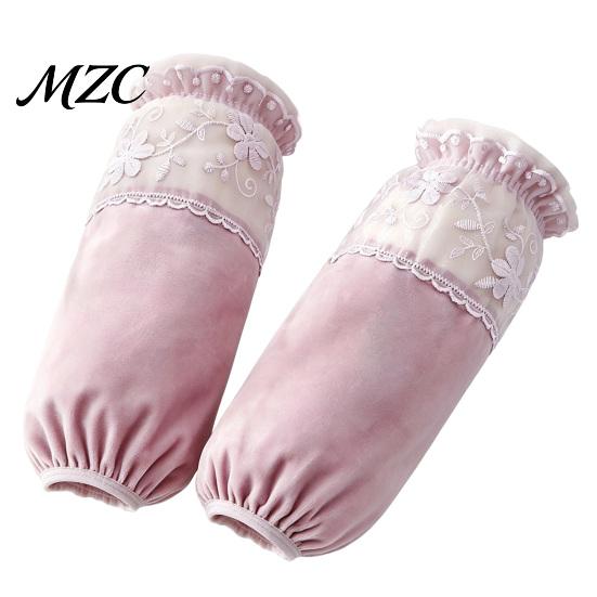 Fabric Arm Shields for Daily Use Stain Resistant Lace Sleeves Women, Elastic Protectors Kitchen Anti Women And Office Work, Extended Breathable