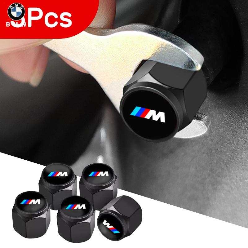FD20-FD19-FD17-For BMW M M1 M2 M3 M4 M5 M6 M7 G82 G60 E46 G12 E83 G11 F39 E39 E60 5Pcs Aluminum Car Wheel Tire Valve Cap Dust Cover Accessories