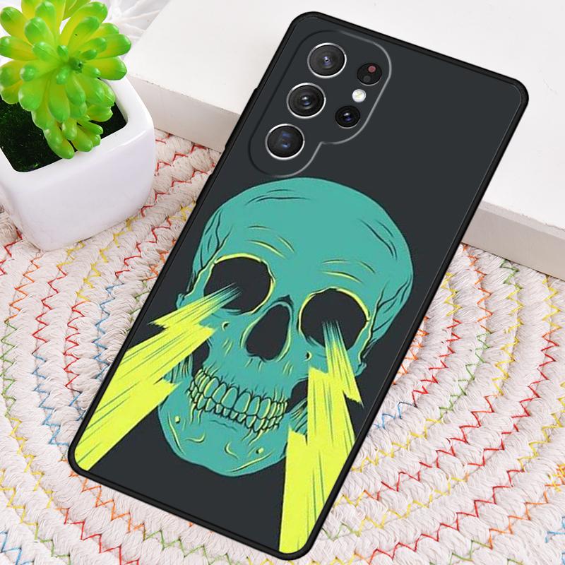 Силиконовый чехол для телефона «Молнии и кости» для Samsung Galaxy note 10 pro S26 S25 S24 S23 S22 S21 Plus S25Ultra Capa Cover