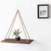 Wood Swing Hanging Rope Wall Mounted Floating Shelves