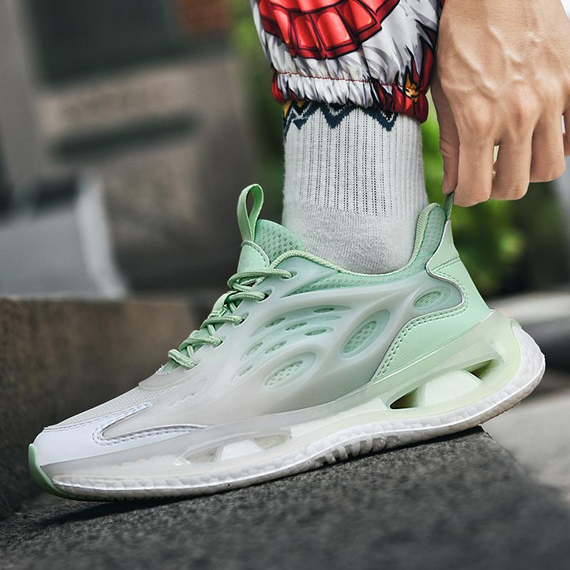 Мужская повседневная спортивная обувь, Роскошные кроссовки, Дышащие кроссовки для гонок и бега, Стильные мокасины для мужчинОбувь