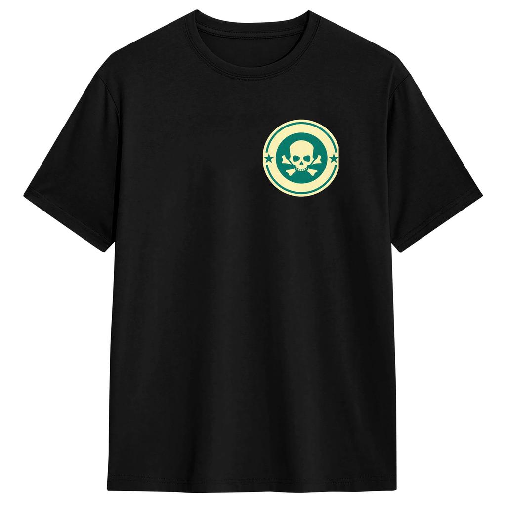Футболка с логотипом черепа Grateful Dead Летняя Y2K Забавные футболки 100% хлопок Модный классный топ для унисекса Повседневные топы
