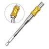 1/4 " Extension Rod Quick Change Holder Drive Guide Screw Drill Tip 145mm Hex Magnetic Ring Screwdriver Bits Drill Hand Tools
