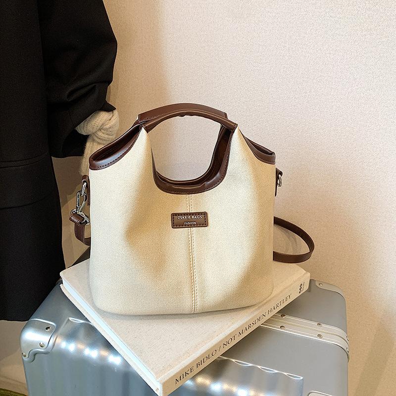 Премиальная женская сумка 2025 новая модная дорожная сумка на плечо, повседневная универсальная сумка-мессенджер, сумка-ведро