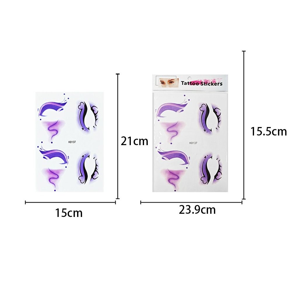 Colorful Butterfly Eye Tattoo Stickers Fairy Disposable Tattoos Sticker  Kids