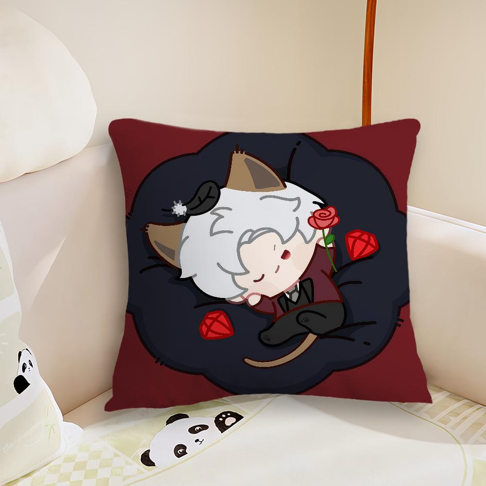 Cute Love and Deepspace cushion cover Pillow Case Plush Fabric Soft Double Sided Print Sofa Cushion Cover Throw Pillow Covers