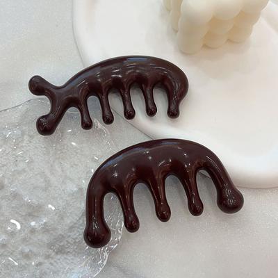 Расческа Гуаша, массажная расческа для тела с пятью широкими зубьями, китайская медицина, терапия TCM, циркуляция крови, гладкость, против выпадения волос