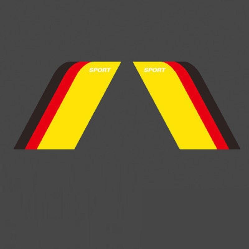 1 пара наклеек на крылья, наклейки на кузов автомобиля, наклейки для персонализации и модификации