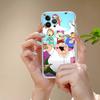Aesthetic F-Family G-Guy Transparent Phone Case For IPhone 16 15 14 13 12 11 Pro Max Plus Soft Cover