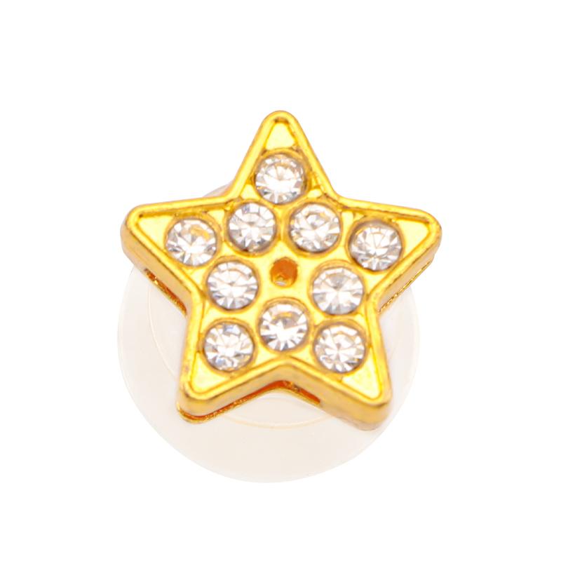 Новые золотые буквы алфавита, шармы для обуви, металлическая кнопка, стразы, корона, украшения для обуви, аксессуары для садовой обуви для женщин, мужчин, 1 шт.