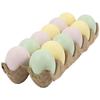 Plastic Eggs - Pastel - 6 Cm - 12 Pcs - Decorative - For Children - Mixed