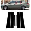 6 шт. полированные стойки для Nissan Versa для Almera Sunny 2012 2013 2014 2015 2016 2017 2018 наклейки на обшивку двери и окна