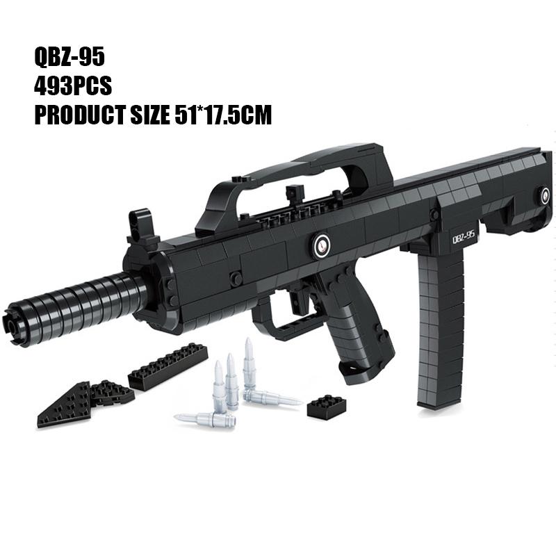 Пистолет Ausini AK47, револьвер, пистолет-пулемет, снайпер, WW2, военная армия, спецназ, модель оружия, строительные блоки, строительные игрушки