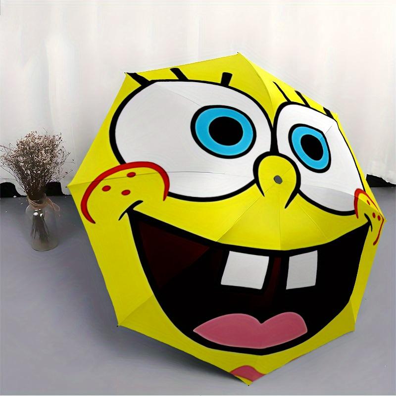 1pc SpongeBob Automatic Open/close, All-Season Portable Folding Umbrella for Women & Men, Travel, Everyday, Events - Durable Frame yy250809163