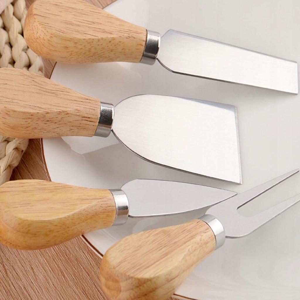Cheese slicing knives Set of 4 slicing knives Set for appetizers