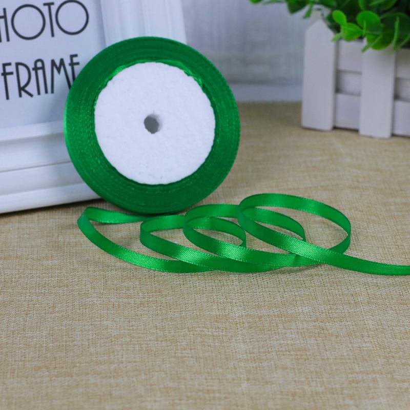 0.6см Белая атласная лента с розой для DIY украшения торта