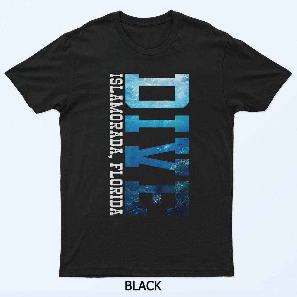 Dive Islamorada Florida Ocean Underwater Scuba Diving T-Shirt