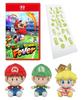 Mario Tennis Fever Switch 2 Марио-младенец Луиджи-младенец Пич-младенец Набор Плюшевых Игрушек Бонус Оригинальное Тэнугуи Ручное В Комплекте - + (S), (S), (S) & (Японское полотенце)