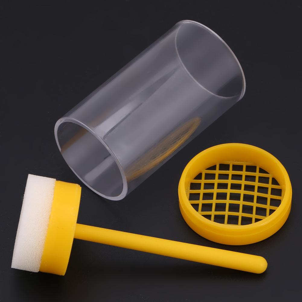 1pc Queen Bee Marker Marking Cage Bottle & Soft Plunger Beekeeping Tackle Beekeeper Tool